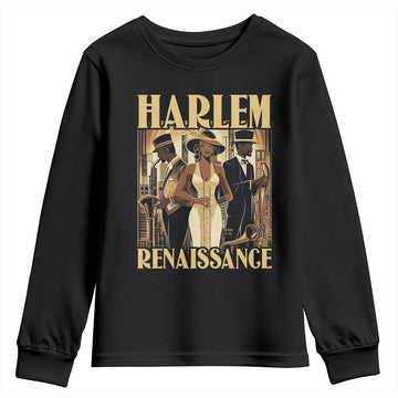 Harlem Renaissance Youth Sweatshirt 1920s Art Black History Month TS09