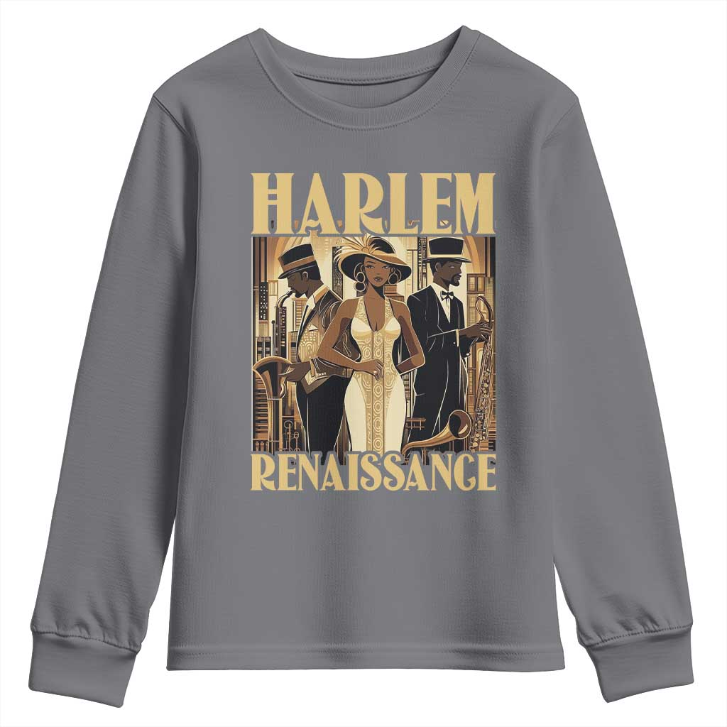 Harlem Renaissance Youth Sweatshirt 1920s Art Black History Month TS09
