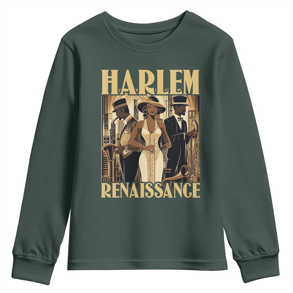 Harlem Renaissance Youth Sweatshirt 1920s Art Black History Month TS09
