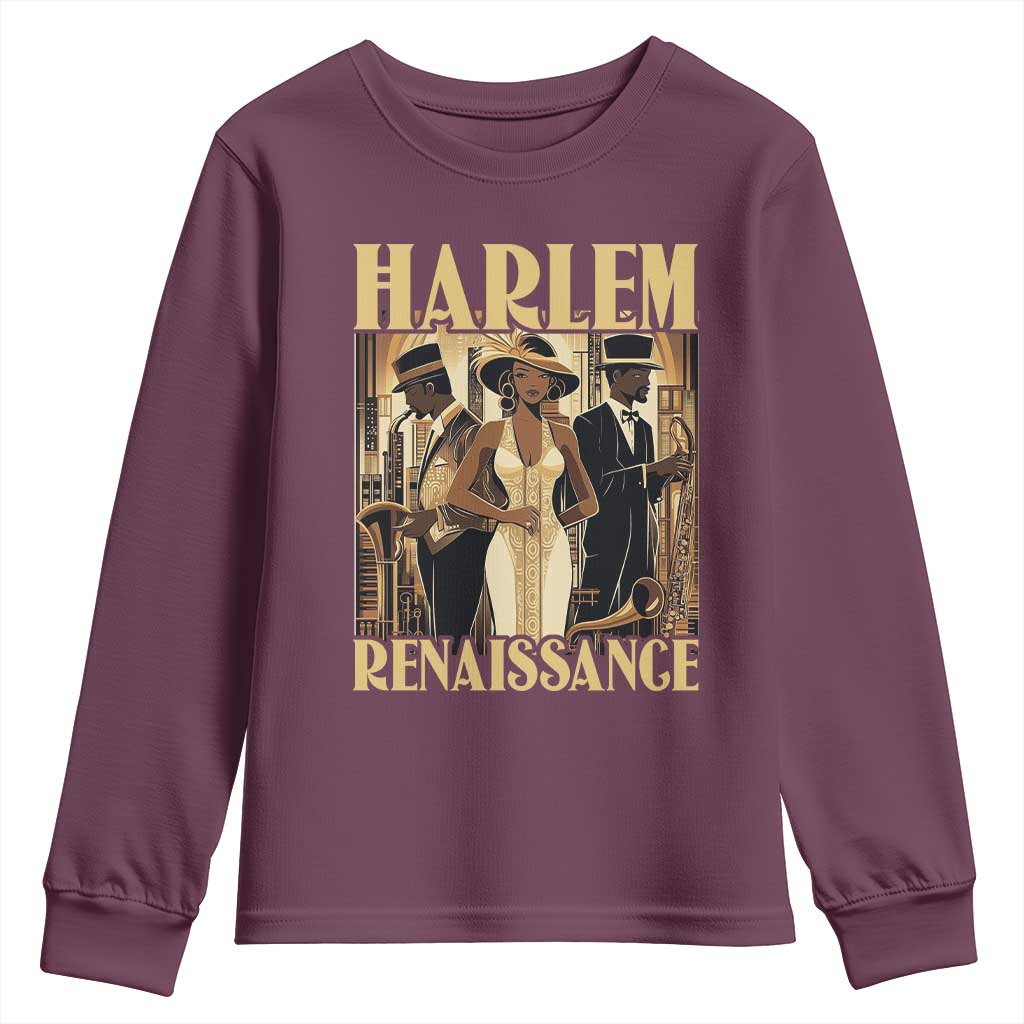Harlem Renaissance Youth Sweatshirt 1920s Art Black History Month TS09