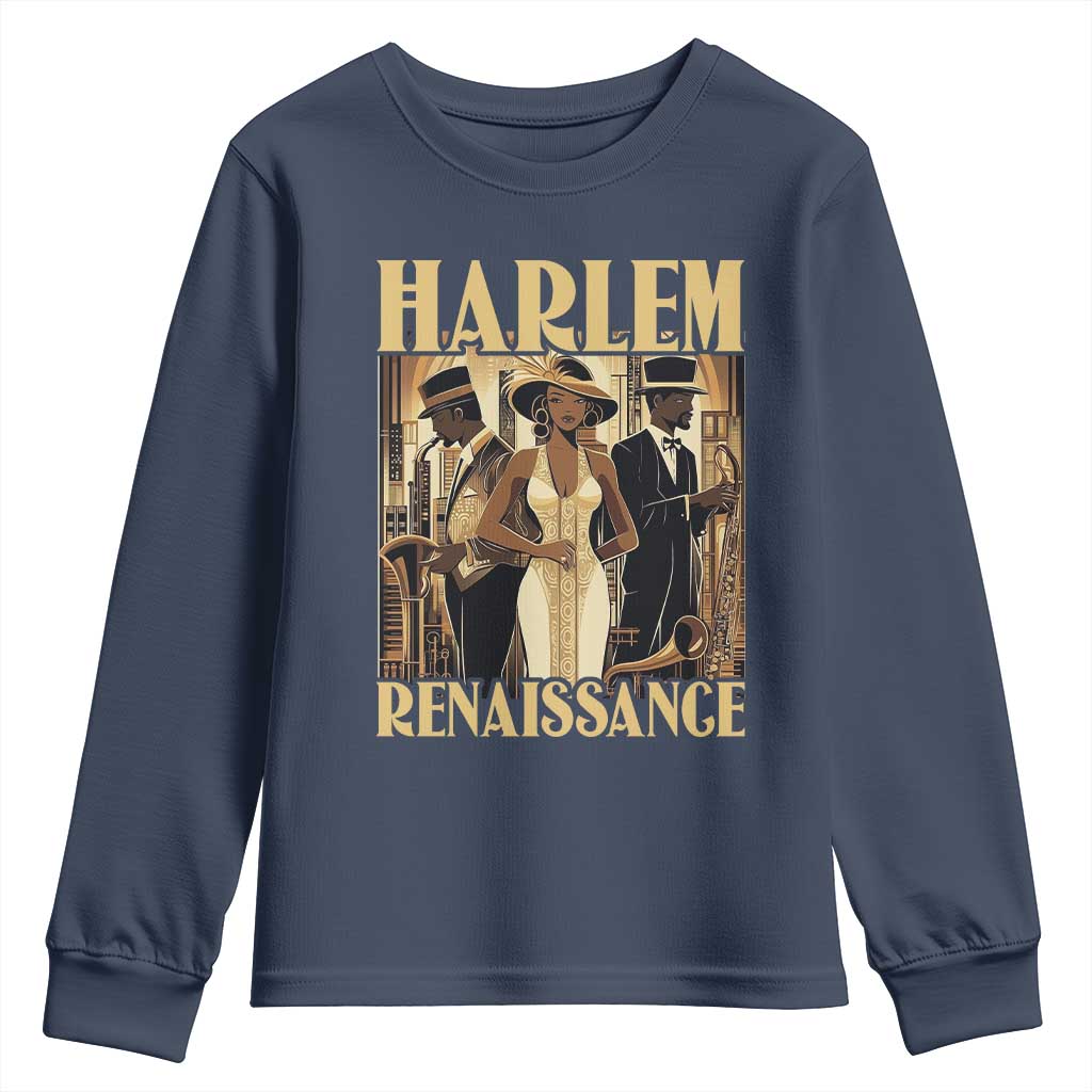 Harlem Renaissance Youth Sweatshirt 1920s Art Black History Month TS09