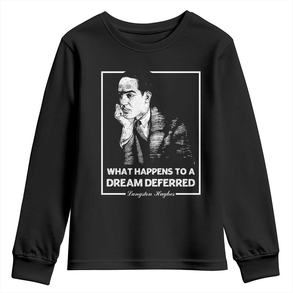 Langston Hughes Youth Sweatshirt A Dream Deferred Harlem Renaissance TS09