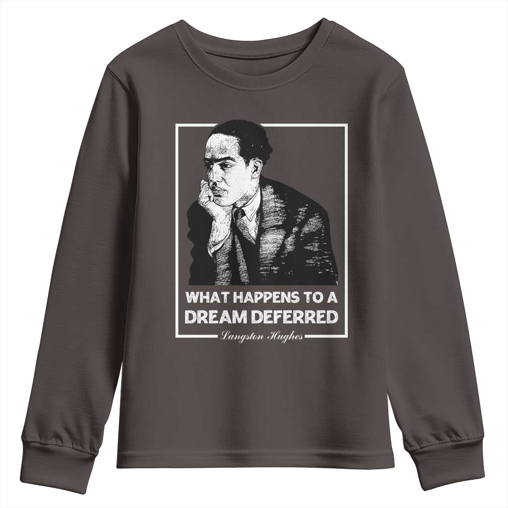 Langston Hughes Youth Sweatshirt A Dream Deferred Harlem Renaissance TS09