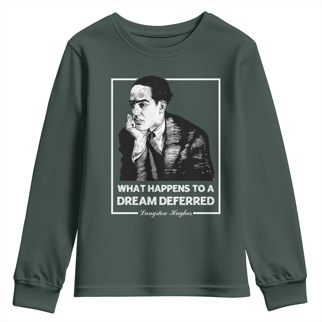 Langston Hughes Youth Sweatshirt A Dream Deferred Harlem Renaissance TS09