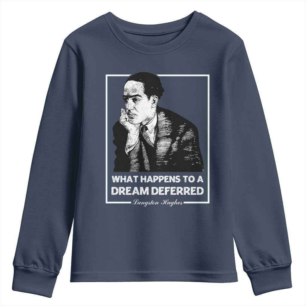 Langston Hughes Youth Sweatshirt A Dream Deferred Harlem Renaissance TS09