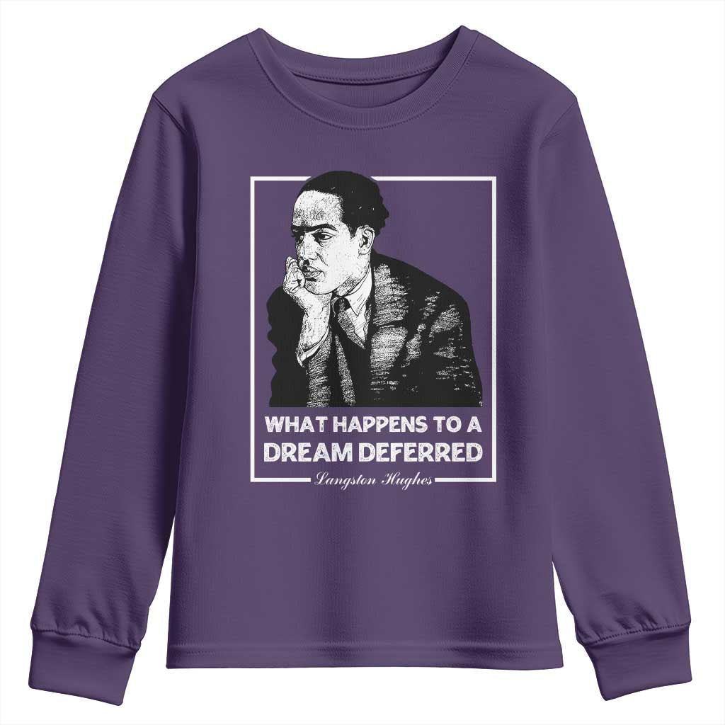 Langston Hughes Youth Sweatshirt A Dream Deferred Harlem Renaissance TS09