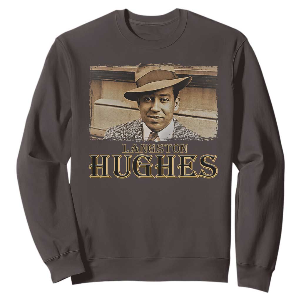 Langston Hughes Sweatshirt Harlem Renaissance Black History TS09