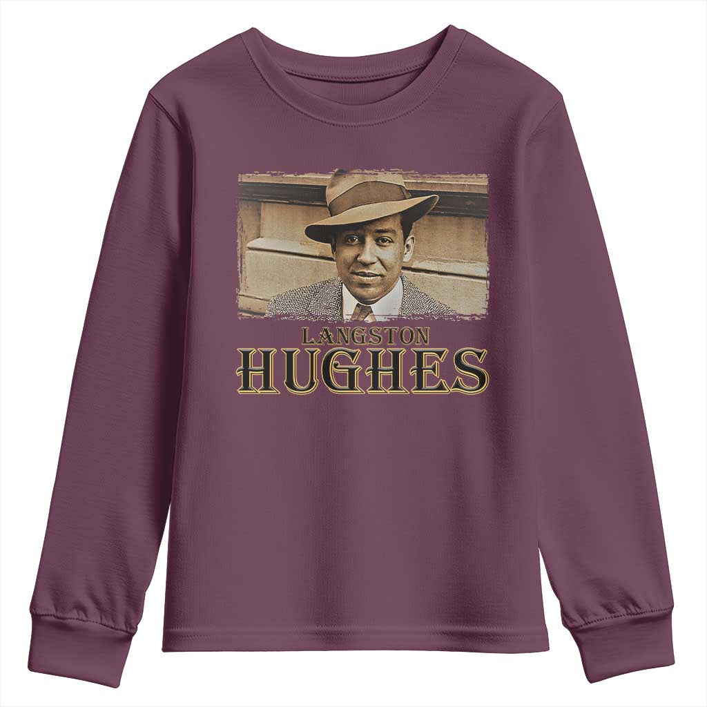 Langston Hughes Youth Sweatshirt Harlem Renaissance Black History TS09