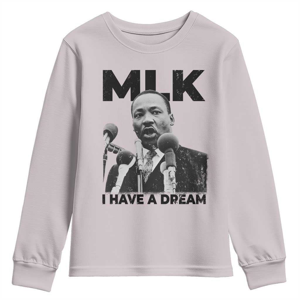 Martin Luther King Youth Sweatshirt MLK I Have A Dream Black History Month TS10