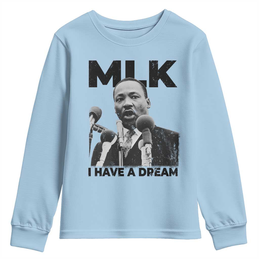Martin Luther King Youth Sweatshirt MLK I Have A Dream Black History Month TS10