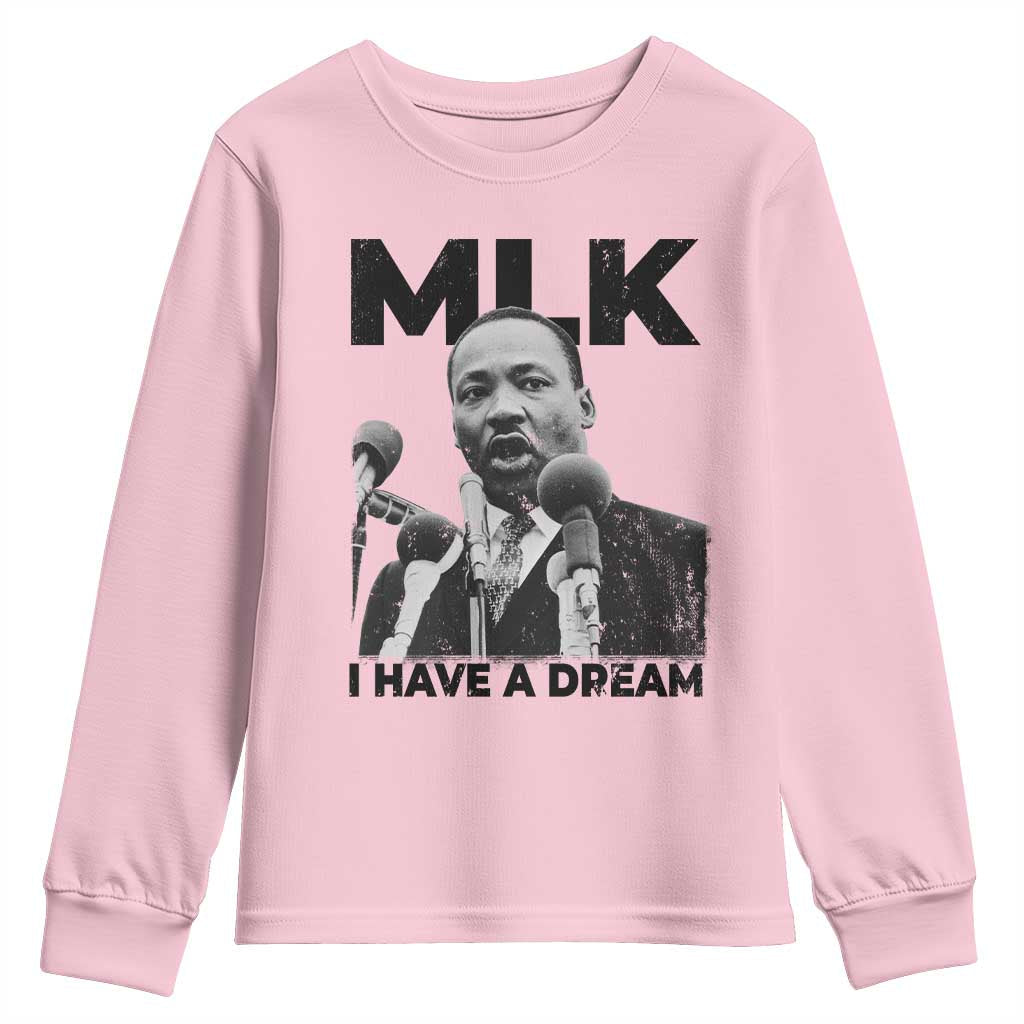 Martin Luther King Youth Sweatshirt MLK I Have A Dream Black History Month TS10