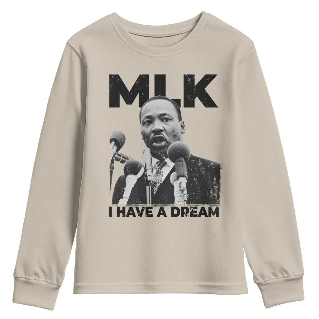 Martin Luther King Youth Sweatshirt MLK I Have A Dream Black History Month TS10