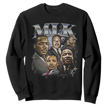 Martin Luther King Sweatshirt Black History Month Pride MLK Bootleg Rap Tee TS10