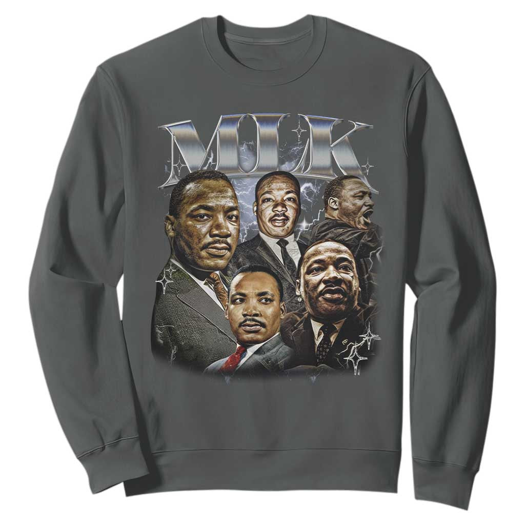 Martin Luther King Sweatshirt Black History Month Pride MLK Bootleg Rap Tee TS10