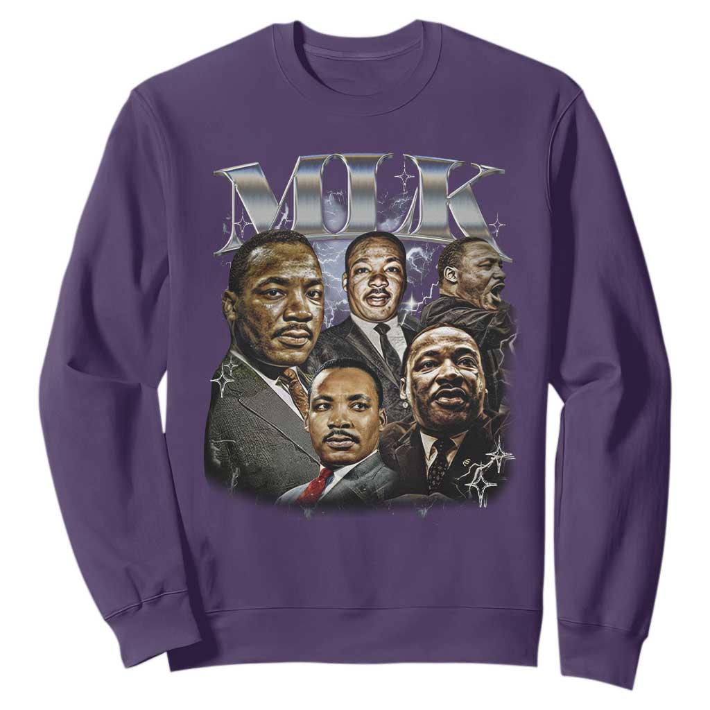 Martin Luther King Sweatshirt Black History Month Pride MLK Bootleg Rap Tee TS10