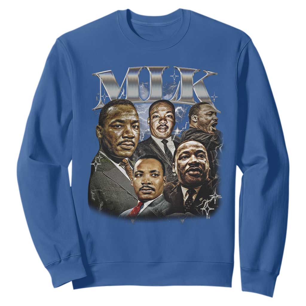 Martin Luther King Sweatshirt Black History Month Pride MLK Bootleg Rap Tee TS10