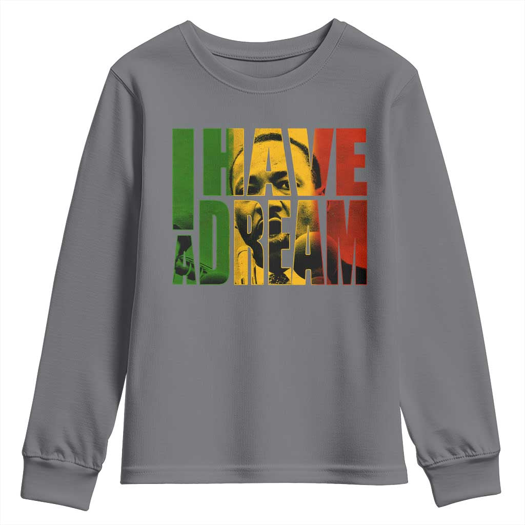 Martin Luther King Youth Sweatshirt Black History Month MLK I Have A Dream TS10