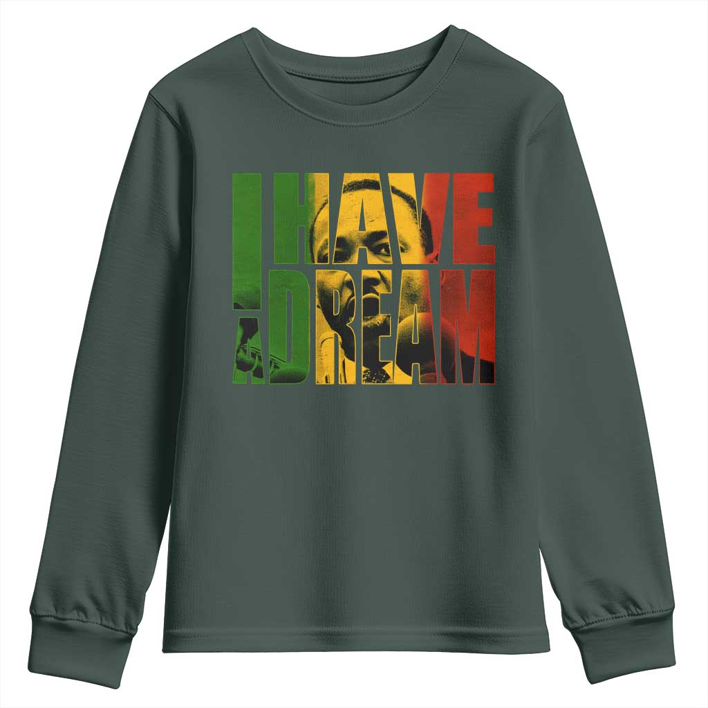 Martin Luther King Youth Sweatshirt Black History Month MLK I Have A Dream TS10