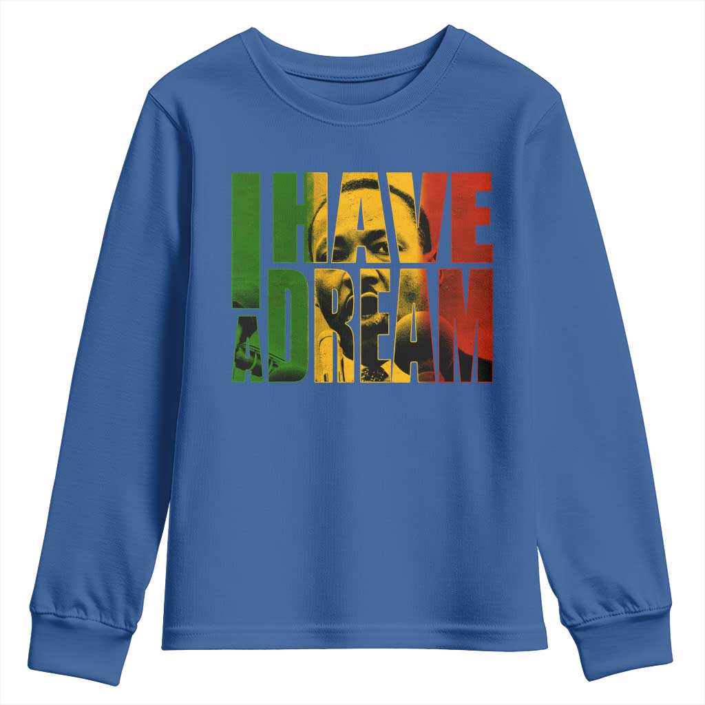 Martin Luther King Youth Sweatshirt Black History Month MLK I Have A Dream TS10