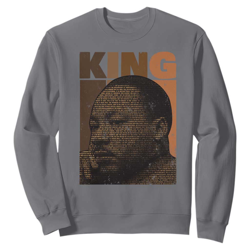 Martin Luther King Sweatshirt Melanin African American Black History Month MLK TS10