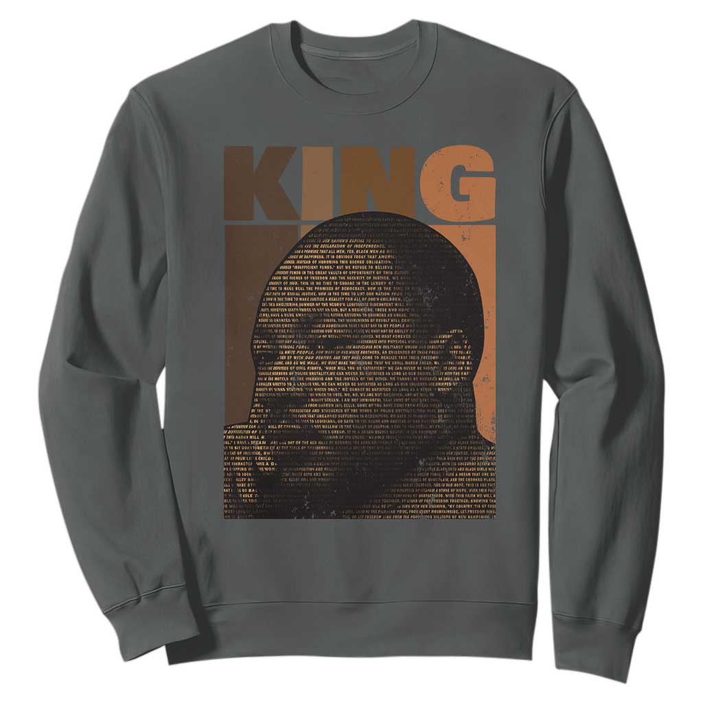 Martin Luther King Sweatshirt Melanin African American Black History Month MLK TS10