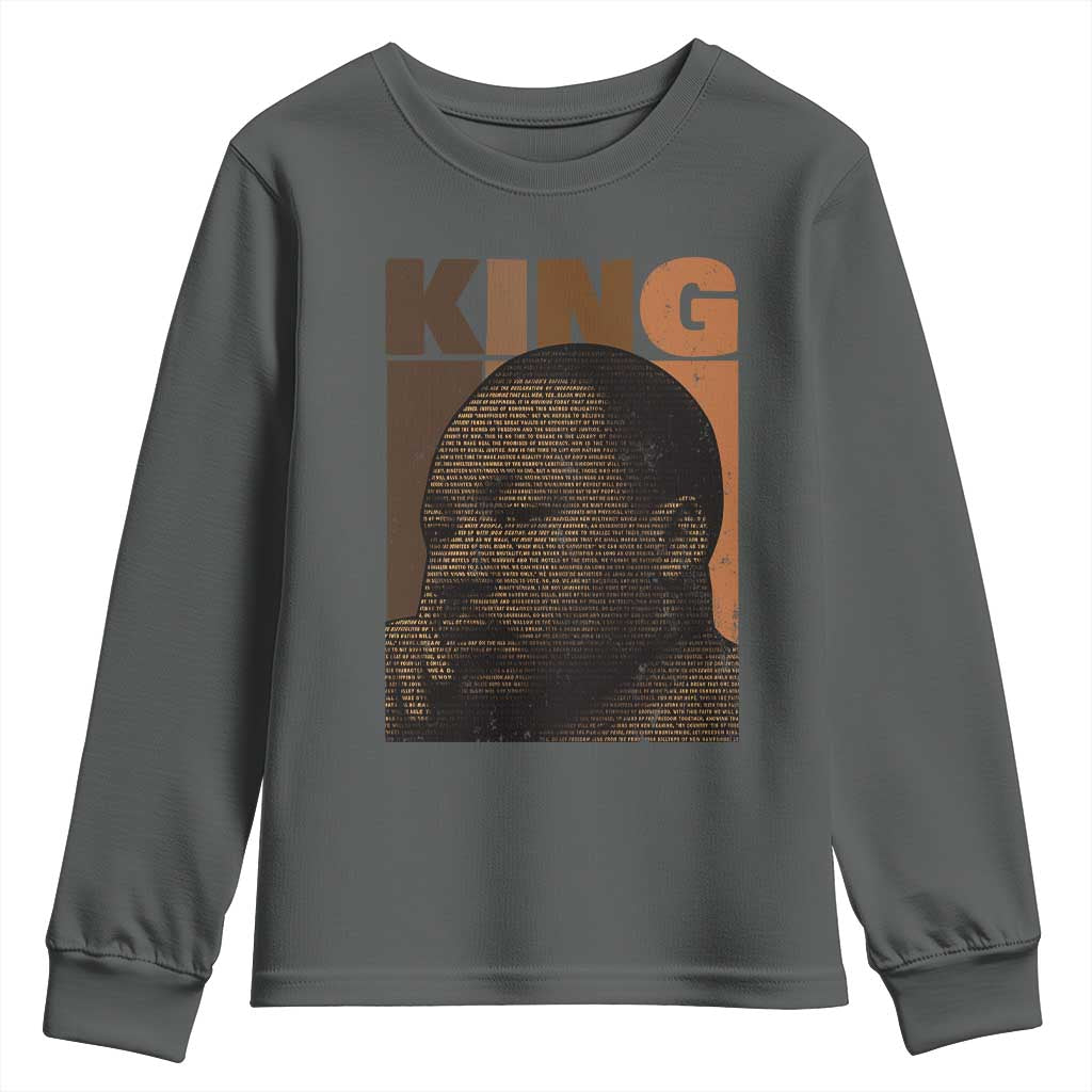 Martin Luther King Youth Sweatshirt Melanin African American Black History Month MLK TS10