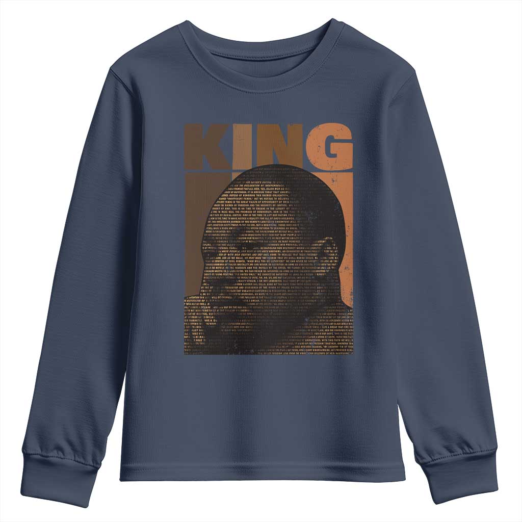 Martin Luther King Youth Sweatshirt Melanin African American Black History Month MLK TS10