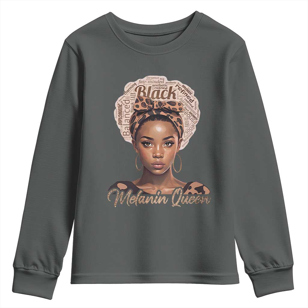 Melanin Queen Youth Sweatshirt Proud African American TS11