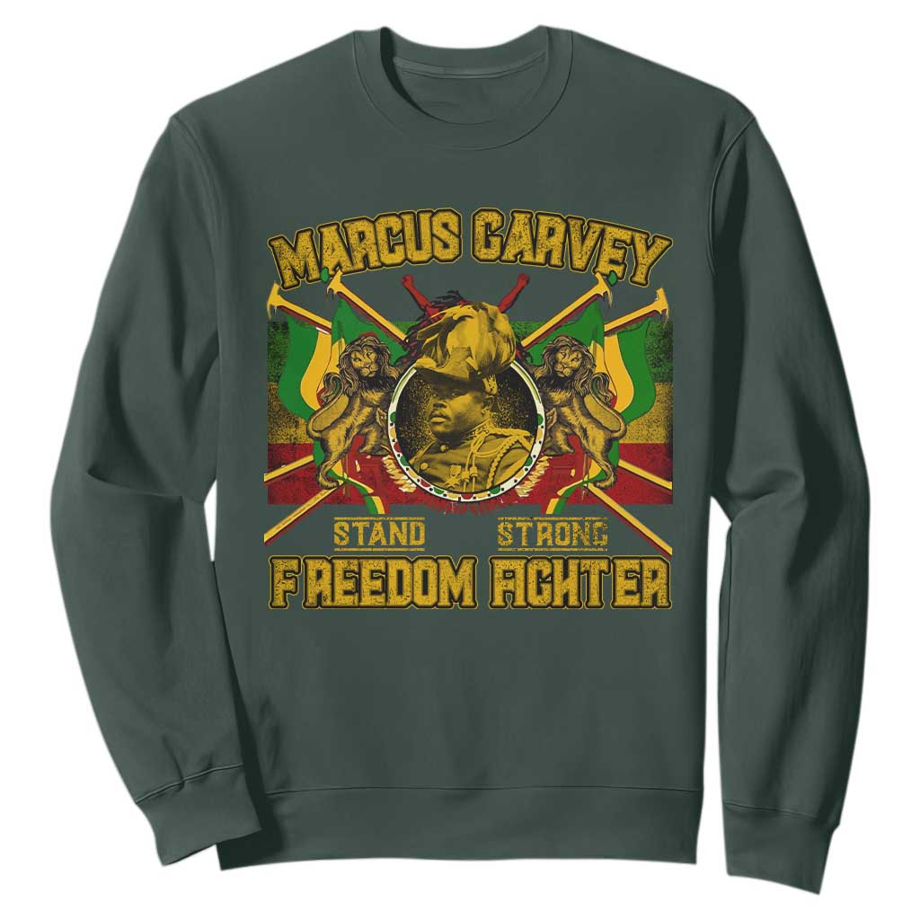 Marcus Garvey Sweatshirt Stand Strong Freedom Fighter Black History TS11