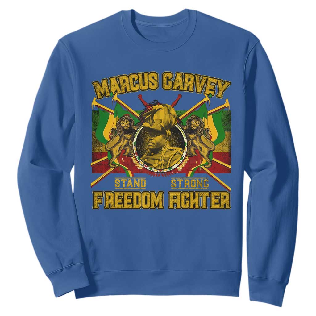 Marcus Garvey Sweatshirt Stand Strong Freedom Fighter Black History TS11
