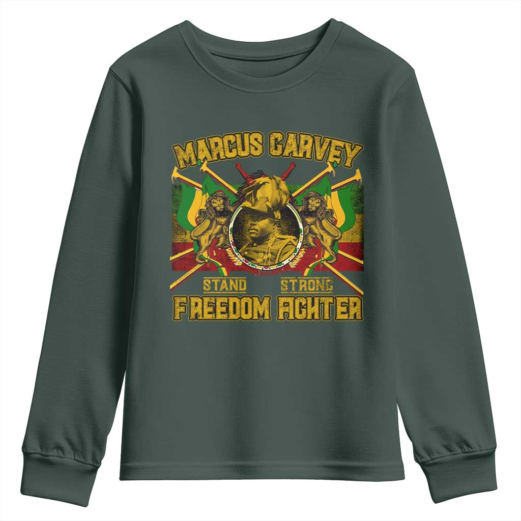 Marcus Garvey Youth Sweatshirt Stand Strong Freedom Fighter Black History TS11