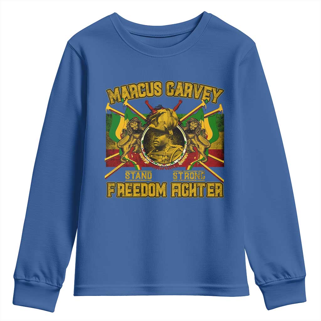 Marcus Garvey Youth Sweatshirt Stand Strong Freedom Fighter Black History TS11