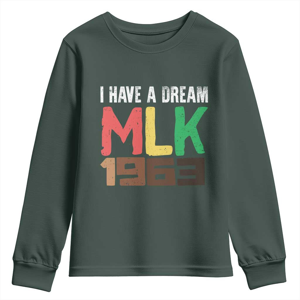 I Have A Dream Martin Luther King Youth Sweatshirt MLK Day 1963 Speech Black History Month TS11