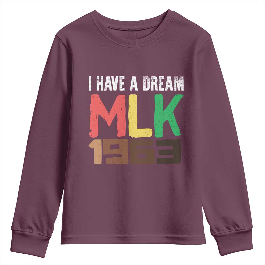 I Have A Dream Martin Luther King Youth Sweatshirt MLK Day 1963 Speech Black History Month TS11