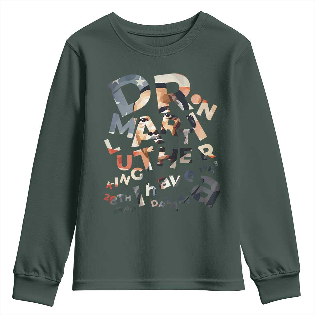 I Have A Dream Martin Luther King Jr Youth Sweatshirt MLK Day 1963 Black History Leader TS11