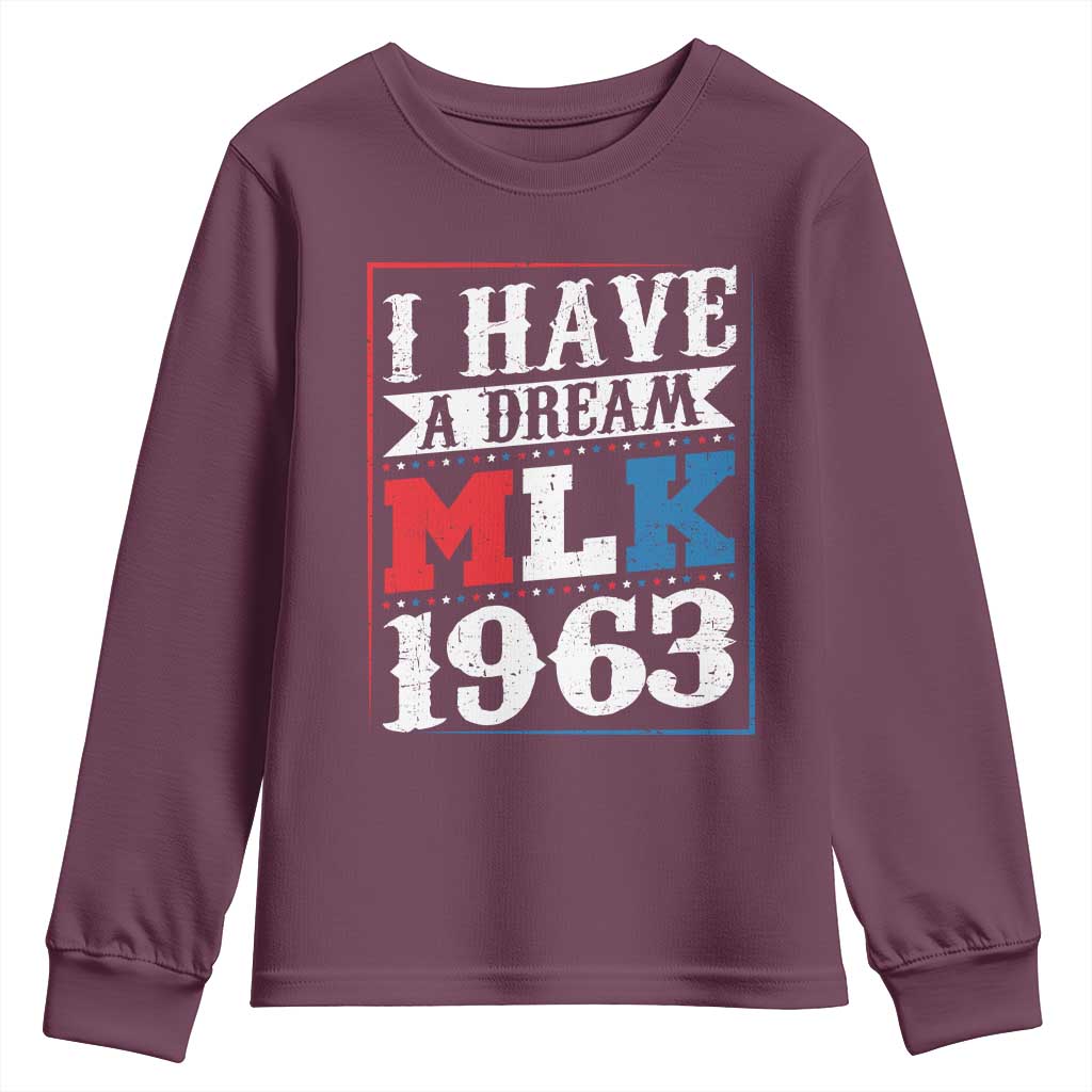 I Have A Dream Dr. Martin Luther King Jr Youth Sweatshirt MLK Day 1963 TS11