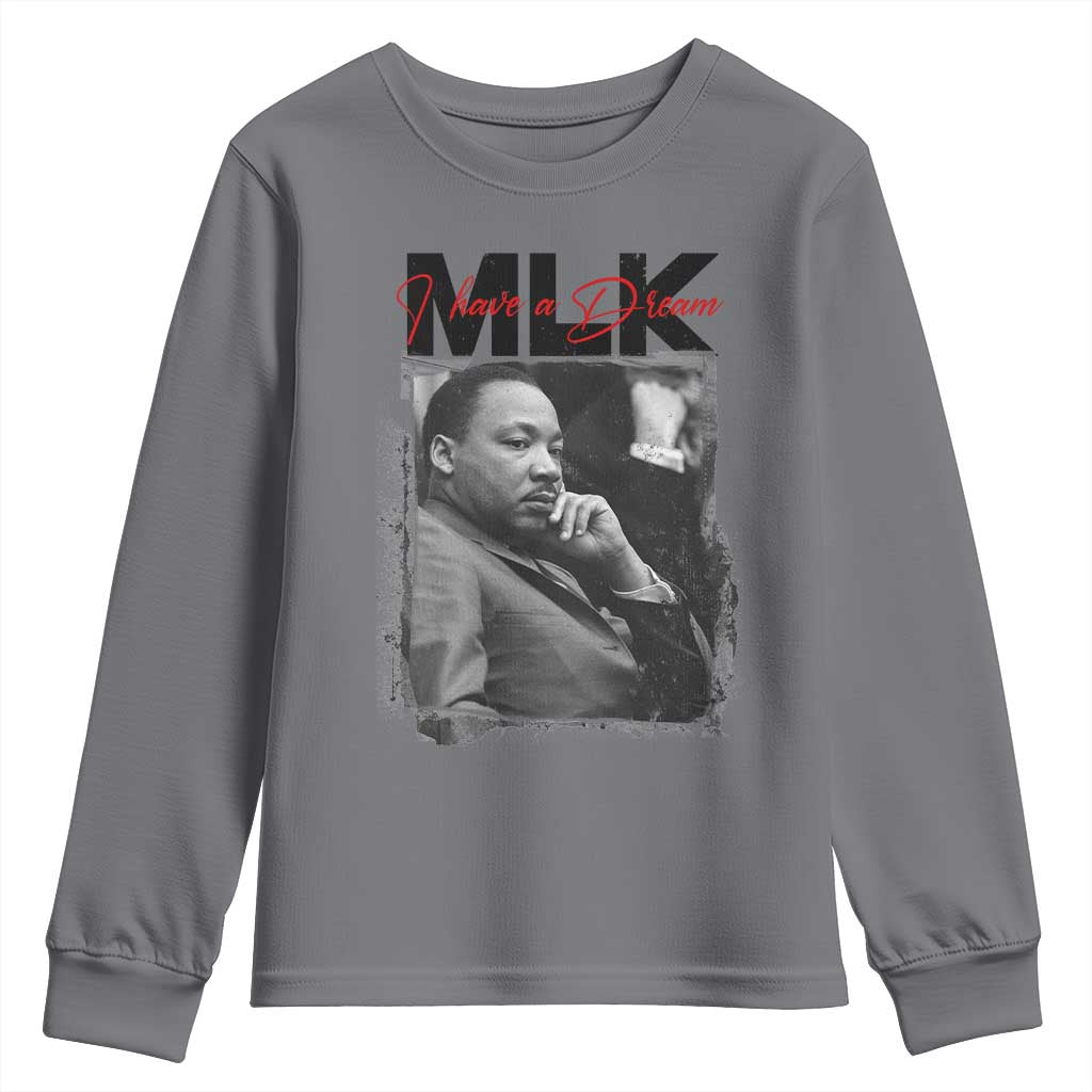 MLK I Have A Dream Youth Sweatshirt Dr Martin Luther King Black History Month TS11