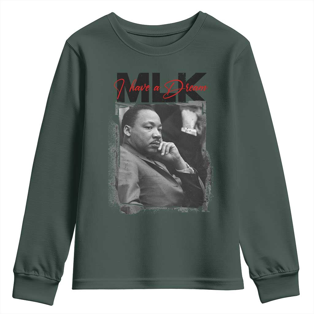 MLK I Have A Dream Youth Sweatshirt Dr Martin Luther King Black History Month TS11
