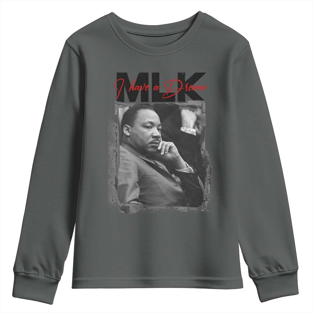 MLK I Have A Dream Youth Sweatshirt Dr Martin Luther King Black History Month TS11