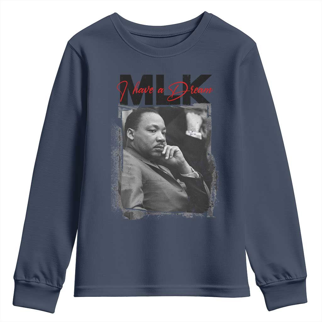 MLK I Have A Dream Youth Sweatshirt Dr Martin Luther King Black History Month TS11