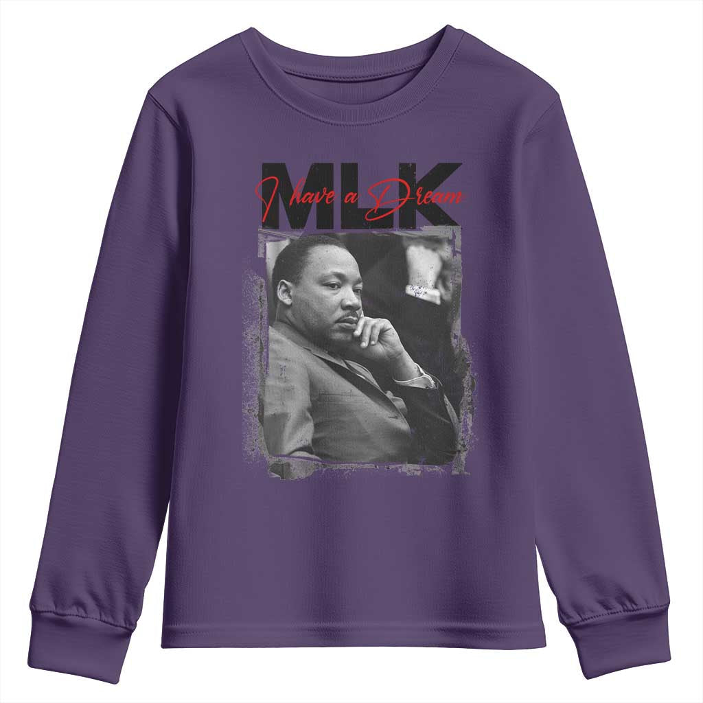 MLK I Have A Dream Youth Sweatshirt Dr Martin Luther King Black History Month TS11