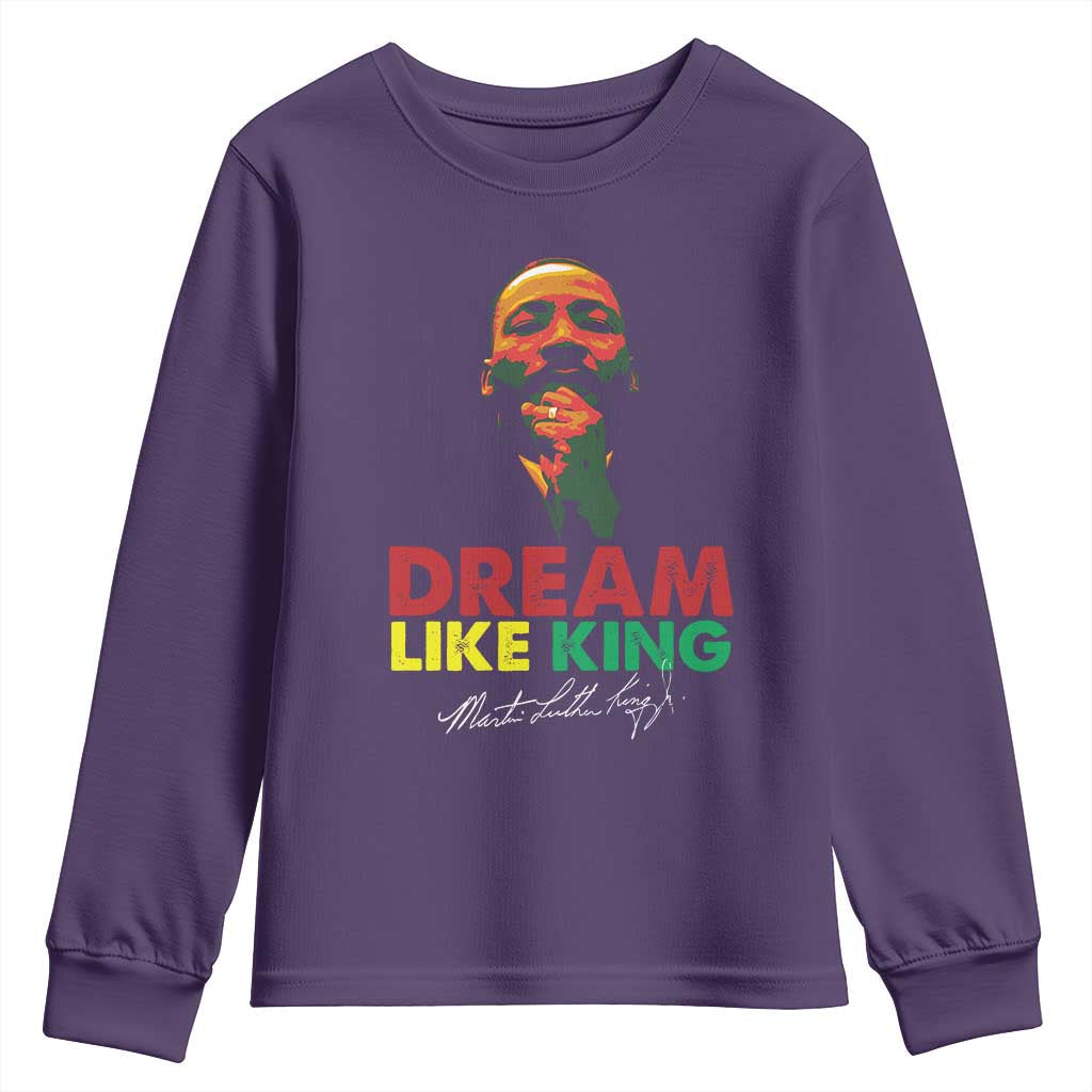 Dream Like King Martin Luther King Jr Youth Sweatshirt MLK Black History Month TS11