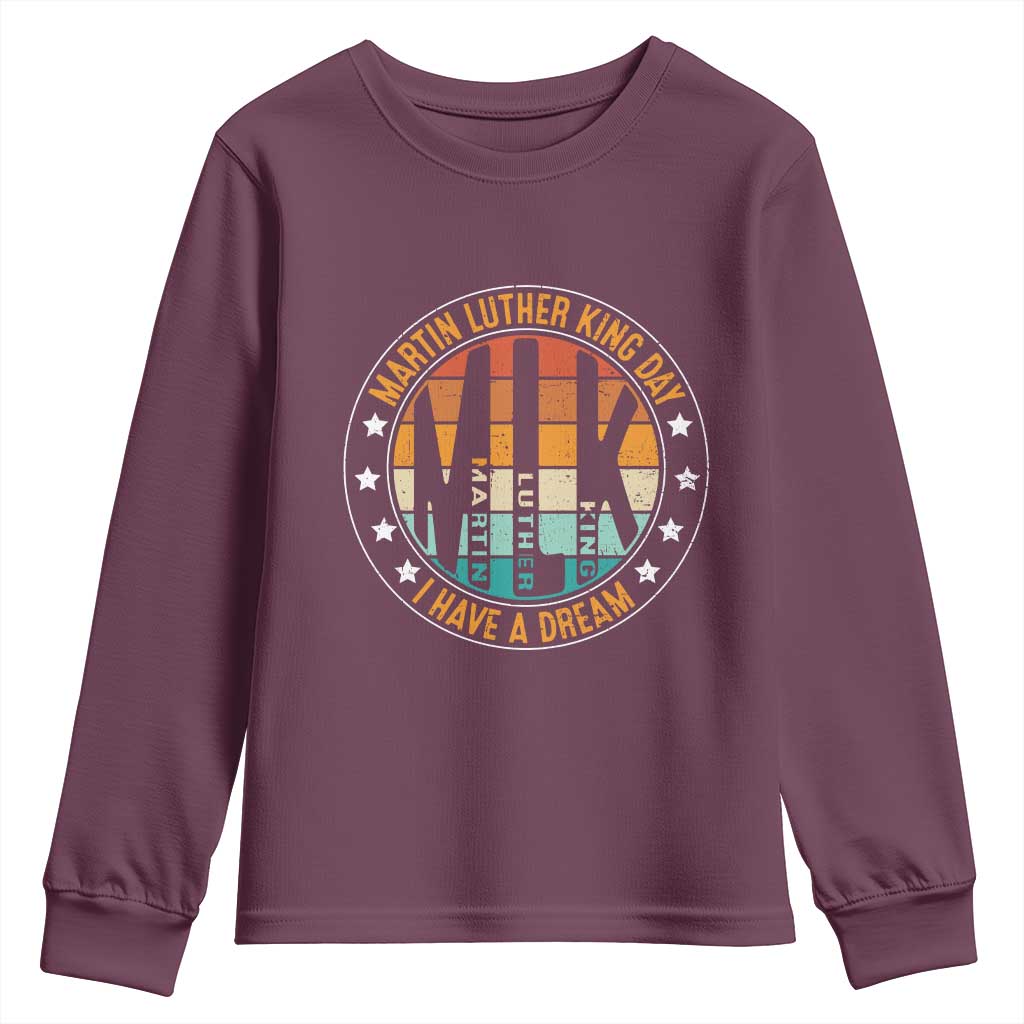 Martin Luther King Jr I Have A Dream Youth Sweatshirt Retro MLK Day TS11