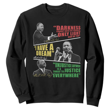 Martin Luther King Jr MLK Quotes Black History Leaders Sweatshirt TS11