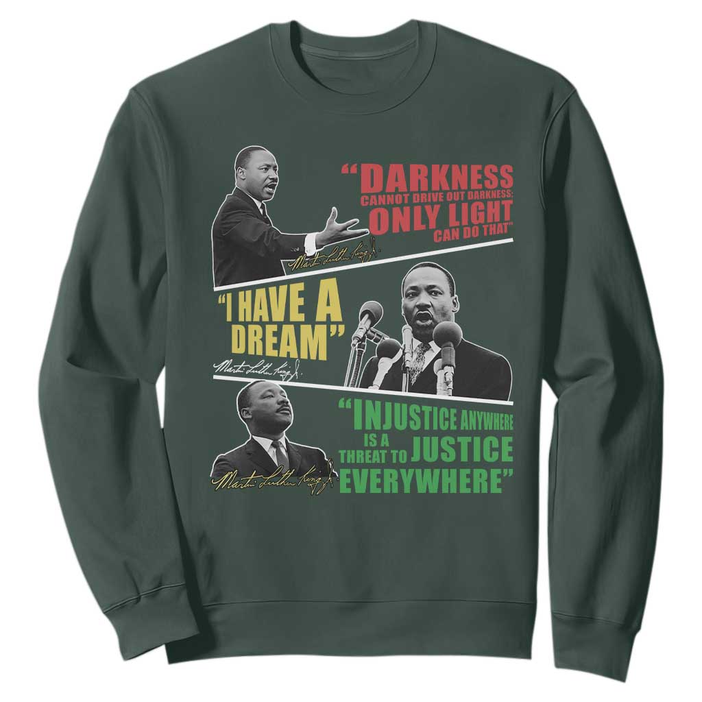 Martin Luther King Jr MLK Quotes Black History Leaders Sweatshirt TS11