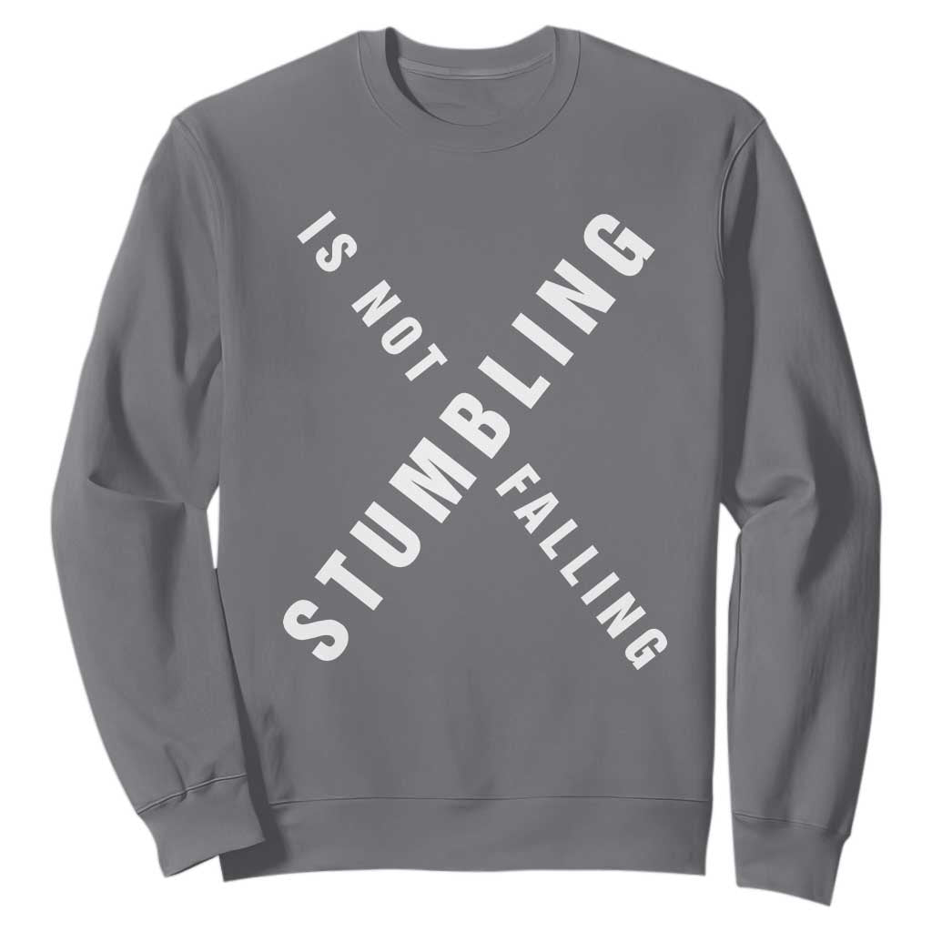 Malcolm X Stumbling Is Not Falling Sweatshirt Black History Month African American Pride TS11