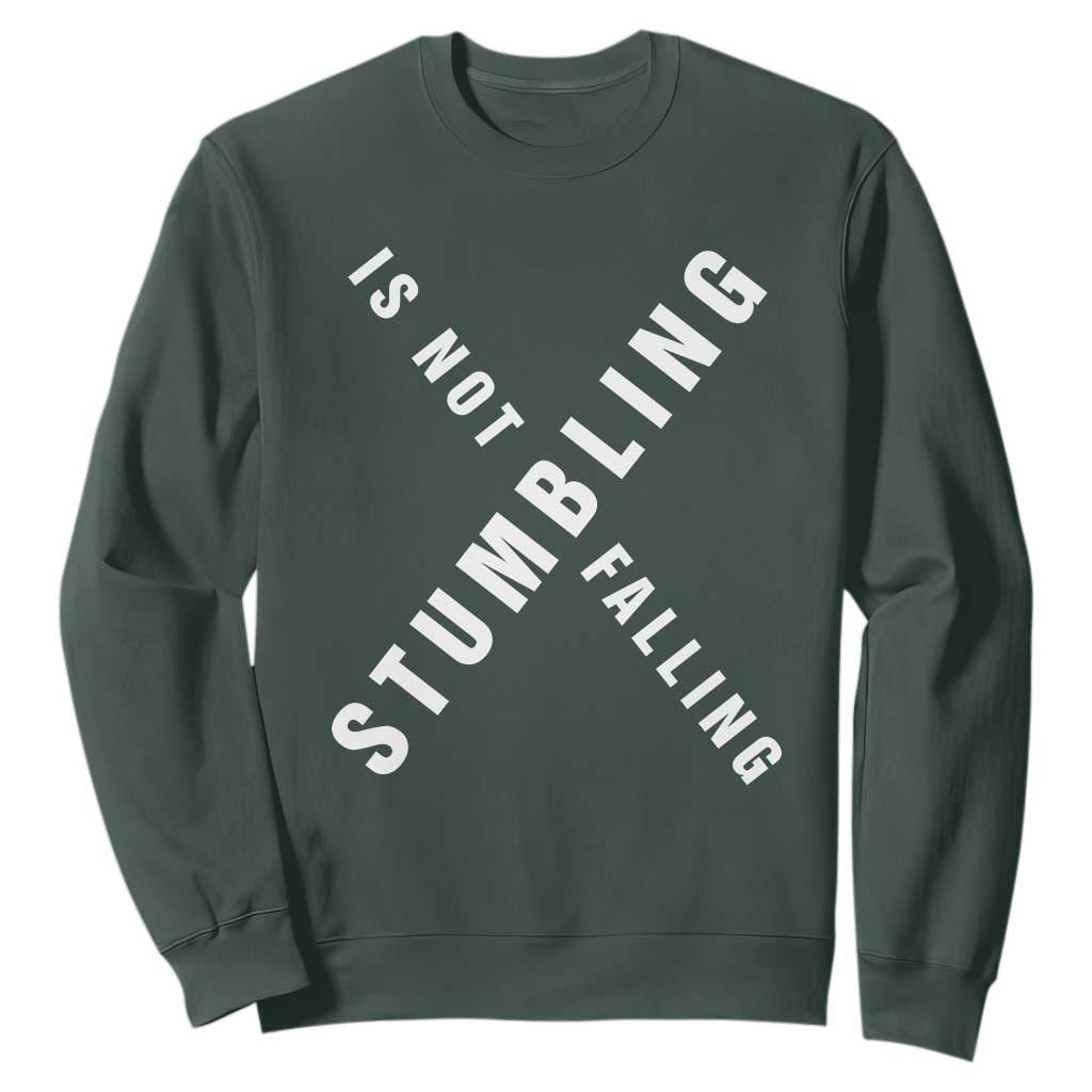 Malcolm X Stumbling Is Not Falling Sweatshirt Black History Month African American Pride TS11