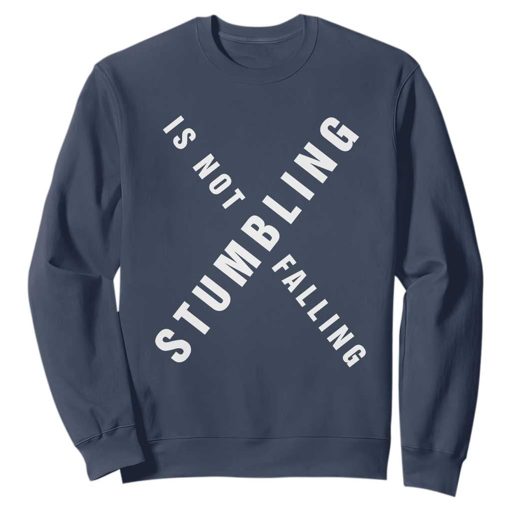 Malcolm X Stumbling Is Not Falling Sweatshirt Black History Month African American Pride TS11