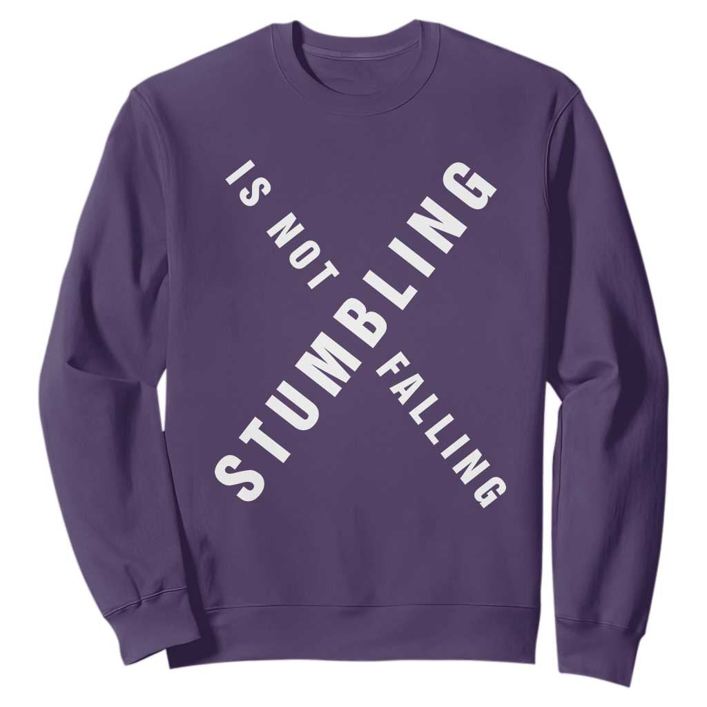 Malcolm X Stumbling Is Not Falling Sweatshirt Black History Month African American Pride TS11