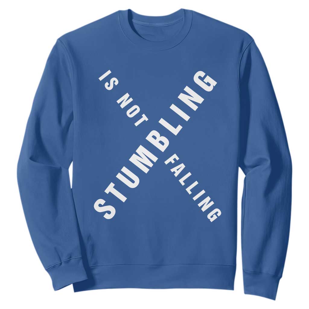 Malcolm X Stumbling Is Not Falling Sweatshirt Black History Month African American Pride TS11